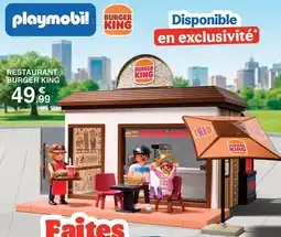 La Grande Récré Playmobil - restaurant burger king offre