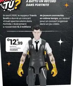 JouéClub Travis scott - jeu video dans fortnite offre