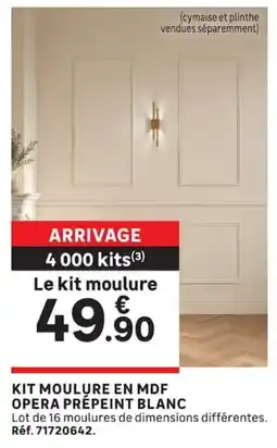 Leroy Merlin OPERA Kit moulure en MDF offre