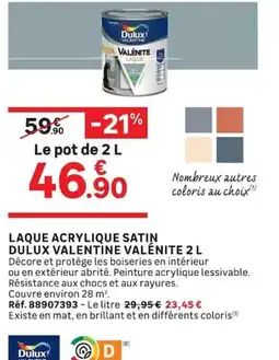 Leroy Merlin Dulux Valénite offre