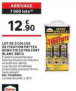 Leroy Merlin Pattex COLLES DE FIXATION offre