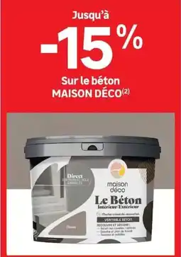 Leroy Merlin maison déco Le Béton offre