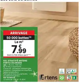 Leroy Merlin Artens SOL STRATIFIÉ FORTE COLORADO offre
