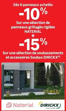 Leroy Merlin Naterial panneaux grillagés rigides offre