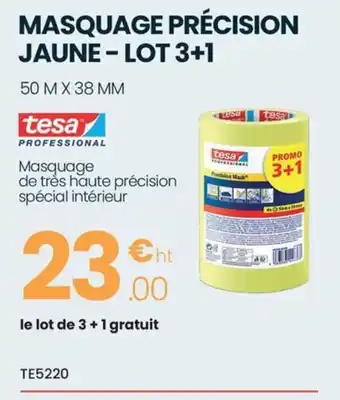 Tesa MASQUAGE PRÉCISION JAUNE
