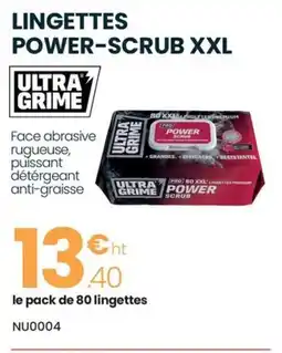 Tollens ULTRA GRIME LINGETTES POWER-SCRUB XXL offre