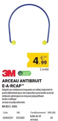 DomPro 3M ARCEAU ANTIBRUIT E-A-RCAP™ offre