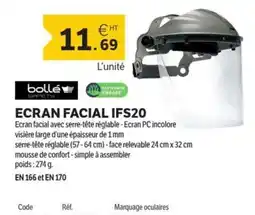 DomPro BOLLE ECRAN FACIAL IFS20 offre