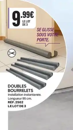 Shopix Doubles bourrelets offre