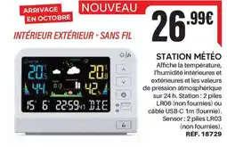 Shopix STATION MÉTÉO offre