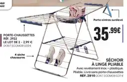 Shopix SÉCHOIR À LINGE PLIABLE offre