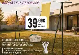 Shopix Étendage extérieur offre