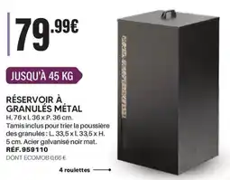 Shopix RÉSERVOIR À GRANULÉS MÉTAL offre