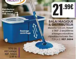 Shopix Facility's balai magique & distributeur offre