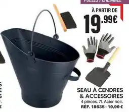 Shopix SEAU À CENDRES & ACCESSOIRES offre