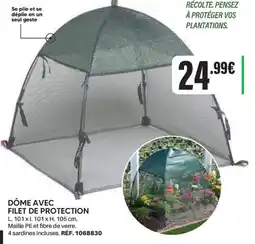 Shopix DÔME AVEC FILET DE PROTECTION offre