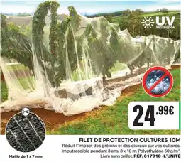 Shopix FILET DE PROTECTION CULTURES offre