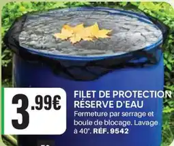 Shopix FILET DE PROTECTION RÉSERVE D'EAU offre