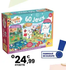 JouéClub Quartrina baby carotina baby 60 jeux offre