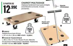 Shopix CHARIOT MULTIUSAGE offre