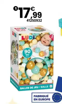 JouéClub Ludi 90 balles de jeu offre