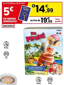 JouéClub Pic’pirate offre