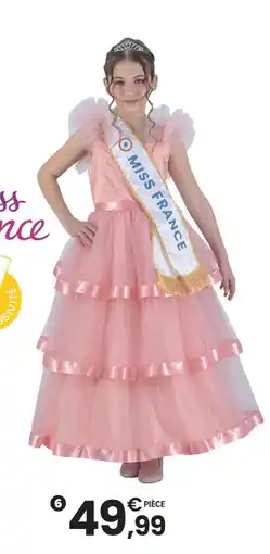JouéClub Déguisement robe dorée miss france offre