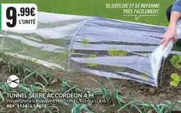 Shopix TUNNEL SERRE ACCORDÉON 4 M offre