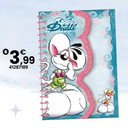 JouéClub Diddl carnet forme a6 offre