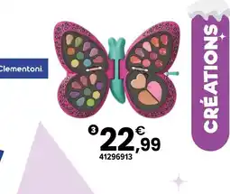 JouéClub Clementoni coffret maquillage papillon offre