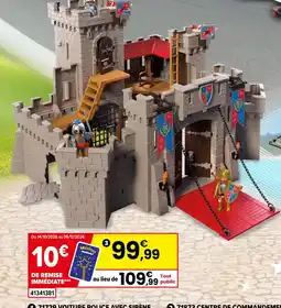 JouéClub 72112 château-fort des chevaliers du lion offre
