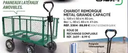 Shopix Colona chariot remorque métal grande capacité offre