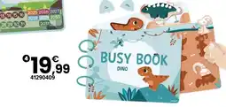 JouéClub Dino - busy book dino offre