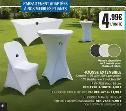 Shopix HOUSSE EXTENSIBLE offre