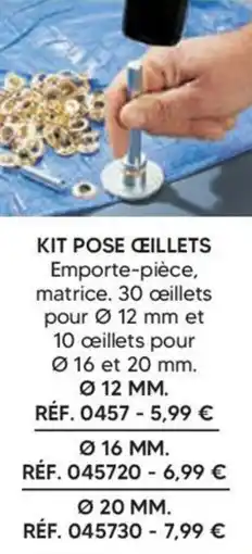 Shopix KIT POSE CŒILLETS offre