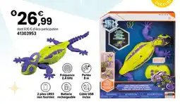 JouéClub Hexs bots gecko rc phosphorescent grimpeur de murs violet offre