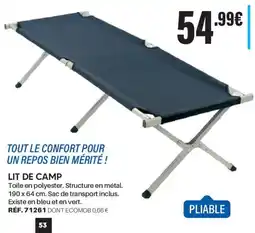 Shopix Lit de camp offre