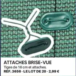 Shopix ATTACHES BRISE-VUE offre