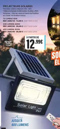 Shopix Projecteurs solaires offre