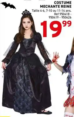 Trafic COSTUME MECHANTE REINE offre