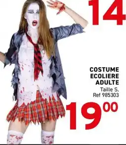 Trafic COSTUME ECOLIERE ADULTE offre