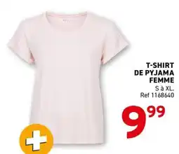Trafic BRAUN T-SHIRT DE PYJAMA FEMME offre
