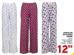 Trafic PANTALON DE PYJAMA FEMME offre