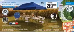 Shopix Terre Jardin Tente pliante professionnelle offre