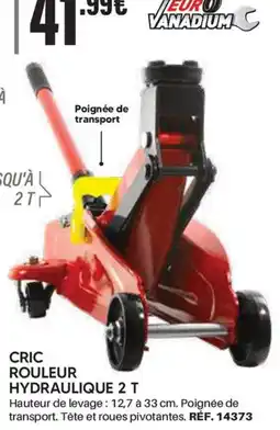 Shopix EURO VANADIUM CRIC ROULEUR HYDRAULIQUE 2 T offre