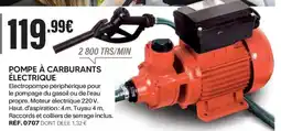 Shopix Pompe à carburants électrique offre