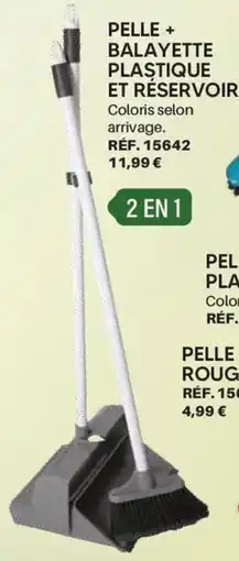 Shopix Pelle + balayette plastique et réservoir offre