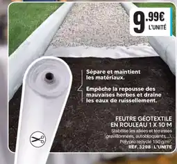 Shopix Feutre géotextile en rouleau offre