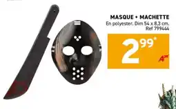 Trafic Masque + machette offre