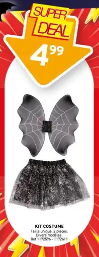Trafic Kit costume offre